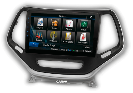 Рамка переходная в JEEP Cherokee 2014-2018 для дисплея 10 дюймов