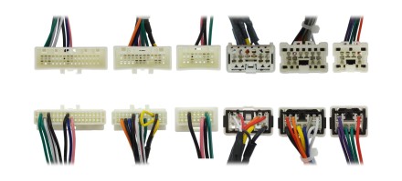 Комплект проводов для установки магнитолы в Infiniti QX56 2004 - 2007 (основной, антенна, CAN, AMP)