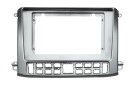 Рамка для установки в ГАЗ Газель НН (GAZ Gazelle NN) 2019+ для дисплея 10 дюймов (серебристая)