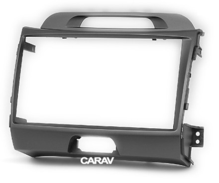 Рамка переходная KIA Sportage (SL) (10-16) для дисплея 9 дюймов, Серая