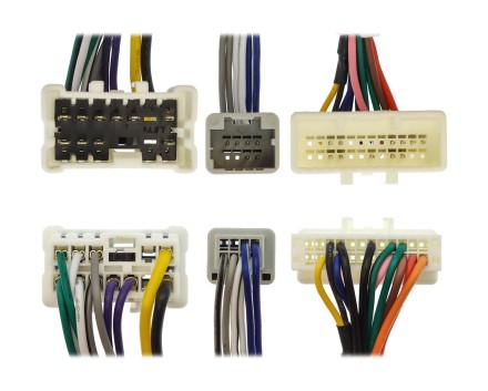 Комплект проводов для установки магнитолы в Renault 2012+ (основной, мультируль, CAM, CAN) RZC