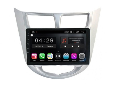 Магнитола для Hyundai Solaris 2010-2017 Compas S400 (Топ класс) с 2K экраном