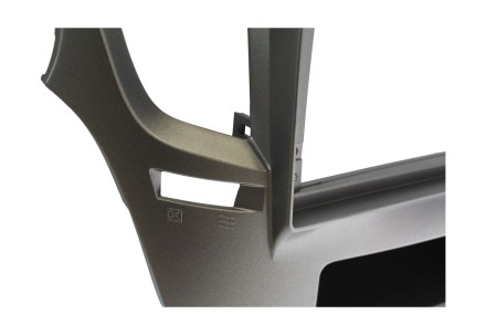 Переходная рамка в Subaru Outback, Legacy 2009 - 2013 (левый руль,Черная) для дисплея 9 дюймов