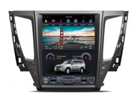 Головное устройство для Mitsubishi Pajero Sport 3 (2017+) L200 (2016-2018) Tesla-Style комплектации с АКПП