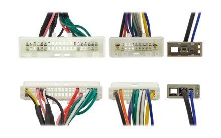 Комплект проводов для установки магнитолы в Nissan 2014-2019 (осн, ант, м/руль, CAN, CAM360) прав руль 