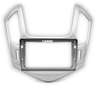 Рамка переходная в CHEVROLET Cruze (2012-2016) для дисплея 9 дюймов (серебряная)