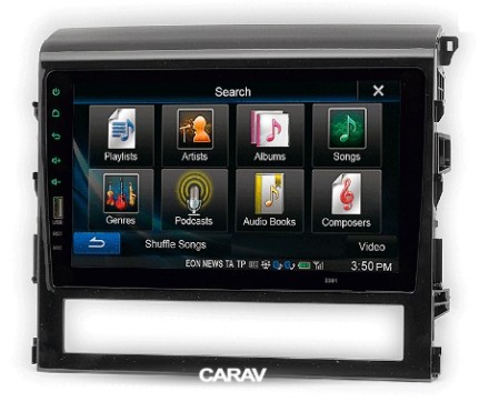 Рамка переходная TOYOTA Land Cruiser 200 (V8) (15+) для дисплея 9 дюймов