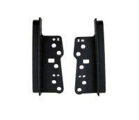 Рамка переходная 2din Toyota  Универсальная, вставки, черные