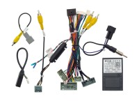 Комплект проводов для установки магнитолы в Honda Odyssey (основной, антенна, CAN, 360) левый руль