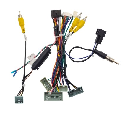 Комплект проводов для установки магнитолы в Honda Odyssey (основной, антенна, CAN, 360) левый руль