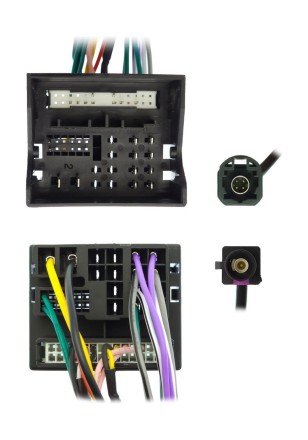 Комплект проводов для установки магнитолы в VW, Skoda 2012+ (основной 40 pin, CAN) Тип2