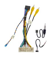 Комплект проводов для установки магнитолы в Hyundai, Kia 2019 + (основной, антенна, USB) Комплект проводов для установки магнитолы в Hyundai, Kia 2019 + (основной, антенна, USB)