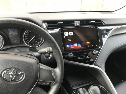 Магнитола на Андроид для Toyota Camry (2018-2020 без JBL) COMPASS TSN-2K, 4G, DSP, CarPlay