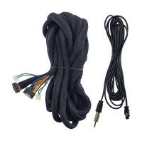 Комплект проводов для установки в BMW E39/46/53 (удлинитель для подключения шт. усилителя) Комплект проводов для установки в BMW E39/46/53 (удлинитель для подключения шт. усилителя)