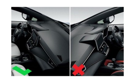 Рамка переходная TOYOTA Corolla (18+) для дисплея 10 дюймов ТИП 2