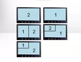 Видеорегистратор 7 дюймов с поддержкой 2 AHD-камер с разрешением экрана 1024*600 (IPS) на кронштейне (M12)