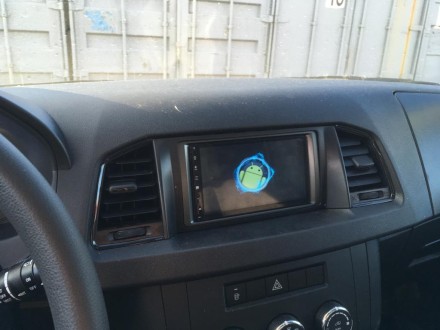 Рамка переходная 2din УАЗ Патриот (14+) темно-серая