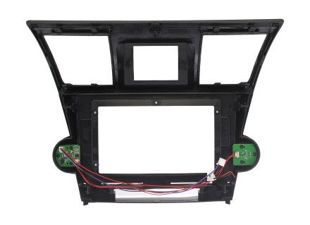 Рамка переходная TOYOTA Highlander (08-13), Kluger (08-14) для дисплея 10 дюймов с механическими крутилками ТИП 1