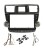 Установочный комплект в Toyota Highlander 2008 - 2013 c кнопкой аварийки, 9 дюймов, ТИП3