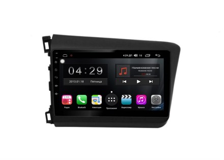 Магнитола на Андроид для Honda Civic 9 Sedan (12-15) Winca S400 с 2K экраном SIM 4G