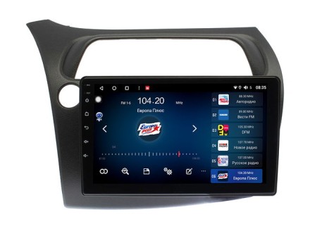 Штатные магнитолы Honda Civic 5D (2006-2011) хетчбэк Ownice OL с поддержкой кругового обзора под рамку 9 дюймов с SIM 4G + HI-FI с DSP, Carplay 79