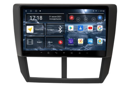 Штатное головное устройство Subaru Imreza (07-13), Forester (08-14), XV (10-15) 9 дюймов RedPower 71062 R IPS DSP
