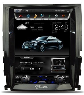 Штатная магнитола в стиле Тесла для Cadillac Escalade (2006-2015) Compass NH