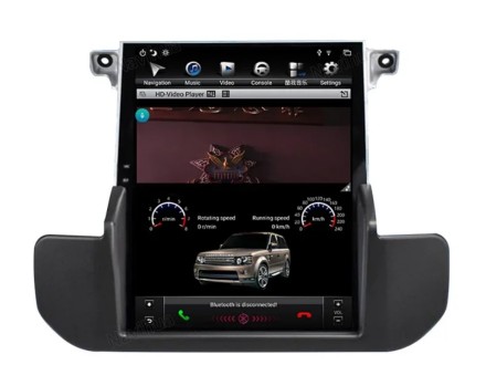 Штатная магнитола в стиле Тесла для Land Rover Discovery, Range Rover Sport (10-12) DENSO Compass NH