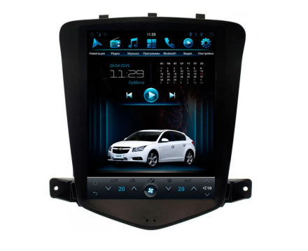 Магнитола на Андроид для Chevrolet Cruze (08-12) Winca S400 SIM 4G в стиле Тесла