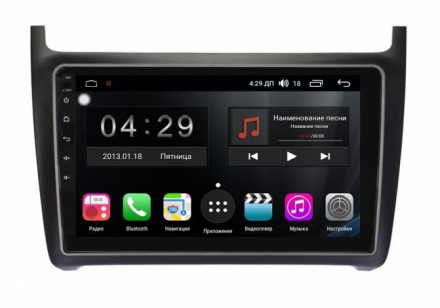 Магнитола на Андроид для Volkswagen Polo 5 (11-17) Winca S400 R SIM 4G
