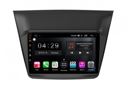Магнитола на Андроид для Mitsubishi Pajero Sport (09-14), L200 (06-15) Winca S400 с 2K экраном SIM 4G
